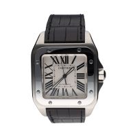 CARTIER<BR>SANTOS 100 XL ACERO 38MM.