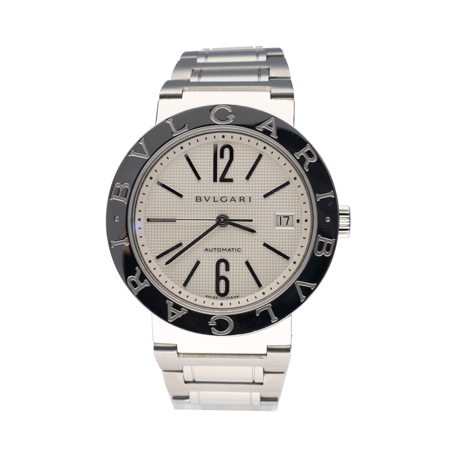 Bulgari acero automático 38mm.   
