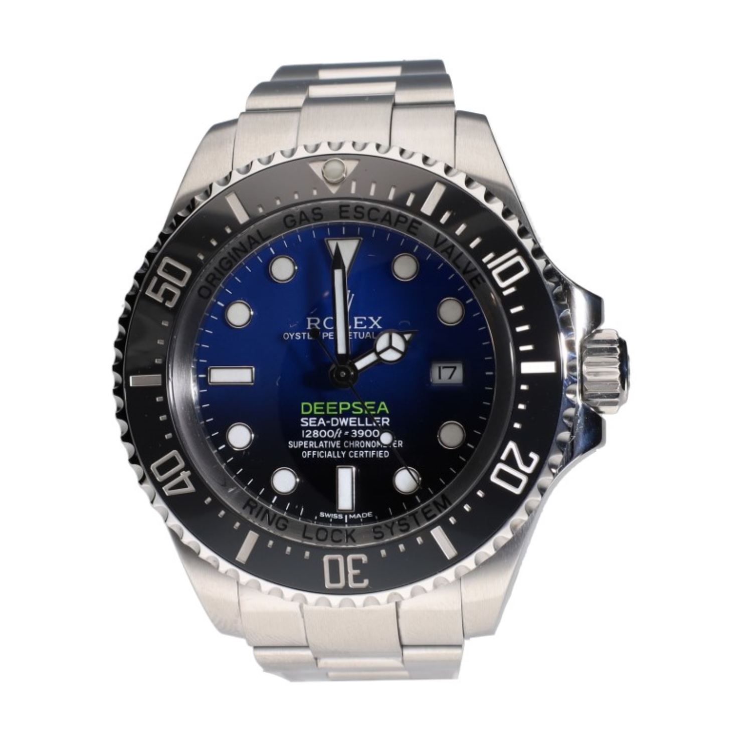 Sea-dweller deepsea acero blue 43mm.   