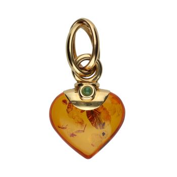 COLGANTES<BR>COLGANTE EN ORO AMARILLO CON RESINA EN... · ref.: (NMX)