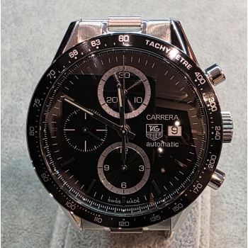 TAG HEUER<BR>CARRERA CALIBRE 16 ACERO 41MM. · ref.: CV2010
