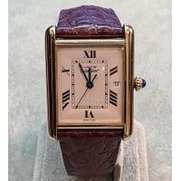 CARTIER<BR>MUST DE CARTIER PLATA VERMEIL 26MM.   ...