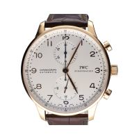 Portuguese chronograph oro rosa esfera blanca 41mm.  