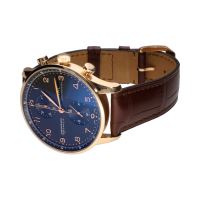 Portuguese chronograph oro rosa esfera negra 41mm.  