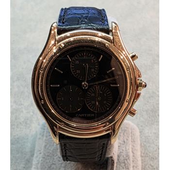 CARTIER<BR>COUGAR CHRONOGRAPH ORO AMARILLO QUARTZ... · ref.: 1162 1