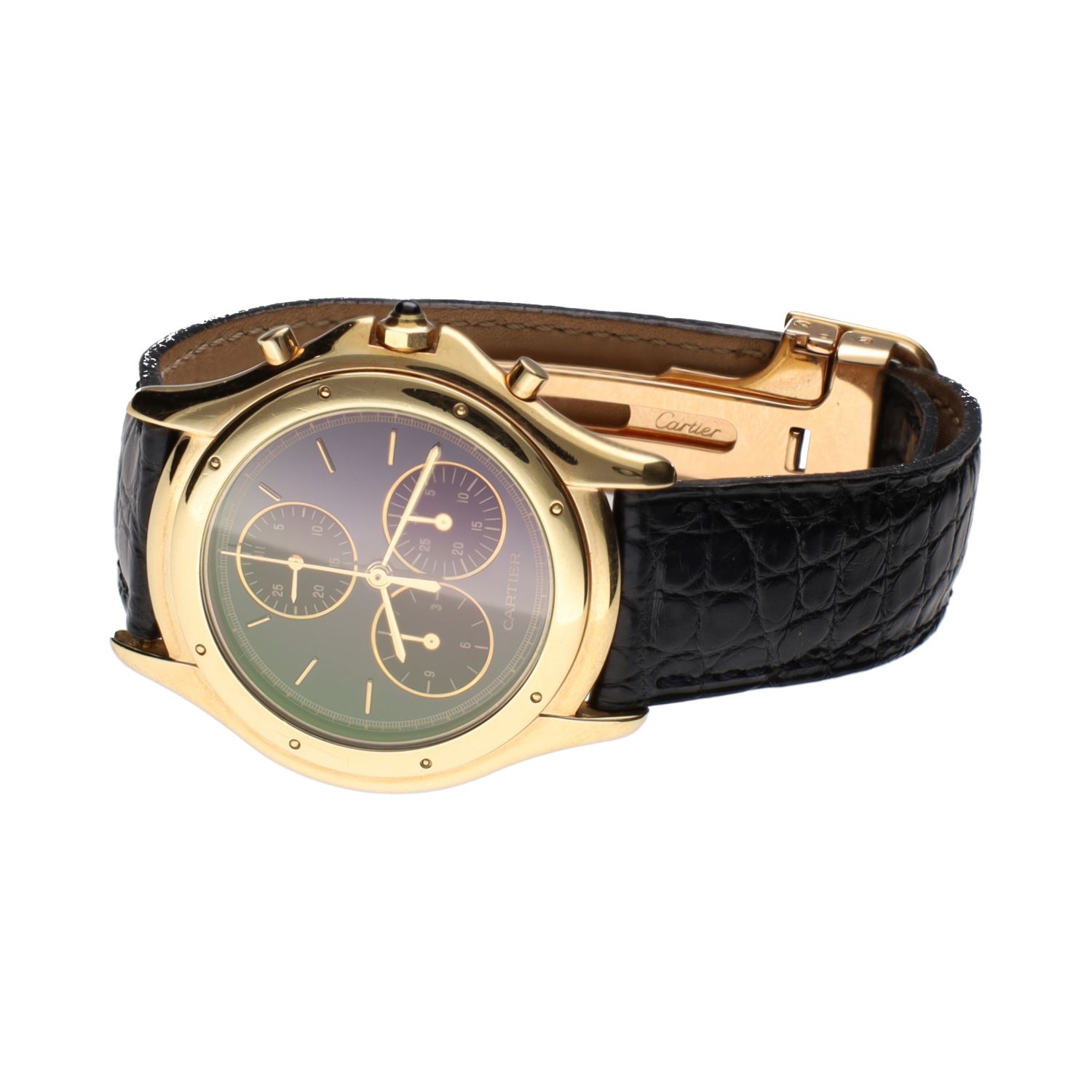 Cougar chronograph oro amarillo quartz 33mm.  