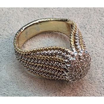 ANILLOS / SORTIJAS<BR>SORTIJA EN ORO AMARILLO Y ORO BLANCO C... · ref.: (OMX)