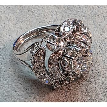 ANILLOS / SORTIJAS<BR>SORTIJA EN ORO BLANCO CON BRILLANTE CE... · ref.: (NIMX)