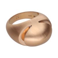 Sortija bulgari cabochon en oro rosa. Talla 52.