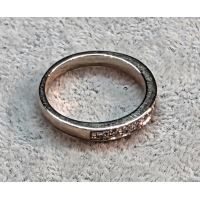 ANILLOS / SORTIJAS<BR>SORTIJA CINTILLO EN ORO AMARILLO CON B...