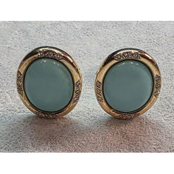 PENDIENTES<BR>PENDIENTES EN ORO AMARILLO CON TURQUES... · ref.: (SMX)