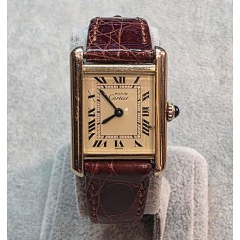 CARTIER<BR>MUST DE CARTIER PLATA VERMEIL CUERDA M... · ref.: 