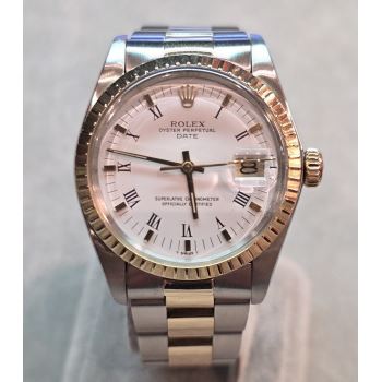 ROLEX<BR>OYSTER PERPETUAL DATE ACERO Y ORO PLEX... · ref.: 1505