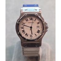 CARTIER<BR>SANTOS OCTOGONAL ACERO AUTOMÁTICO 30MM...