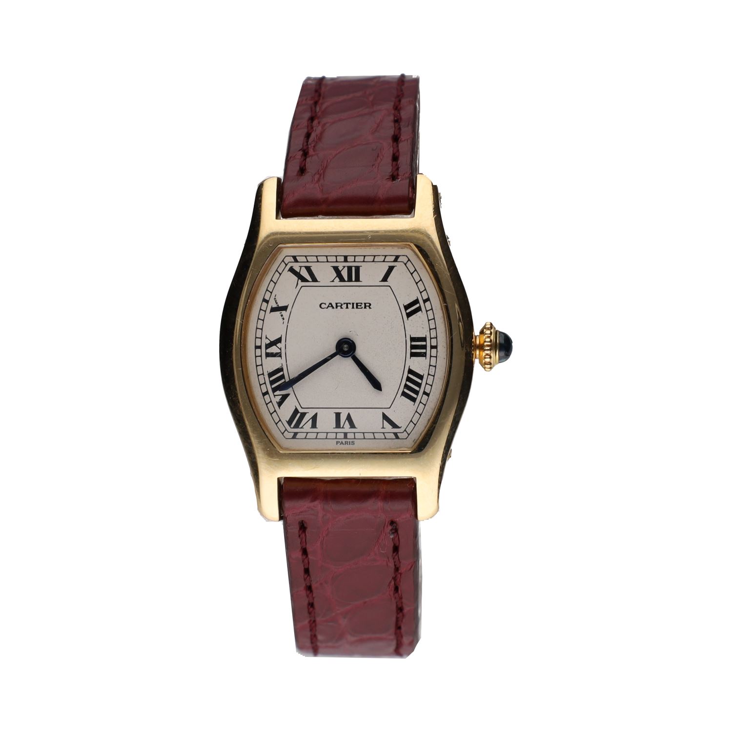 Tortue lady oro amarillo cuerda manual 22mm.  