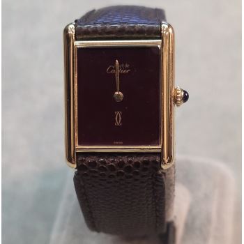 CARTIER<BR>MUST DE CARTIER ARGENT CUERDA MANUAL E... · ref.: 
