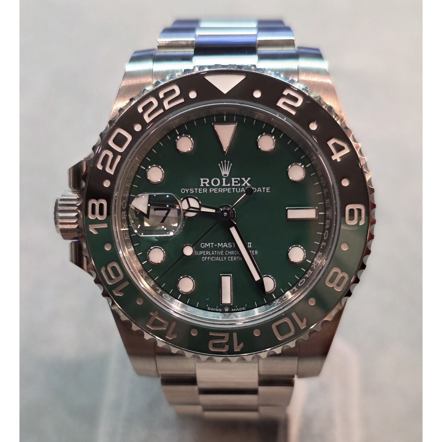 Gmt-master ii oro blanco