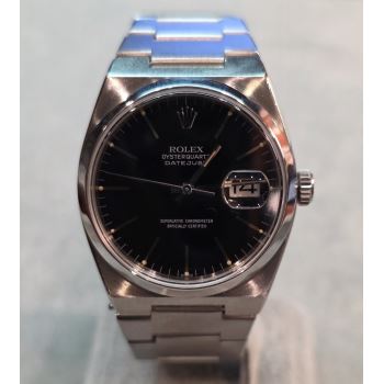 ROLEX<BR>OYSTERQUARTZ ACERO ESFERA NEGRA 36MM. ... · ref.: 17000